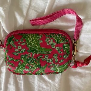 lilly pulitzer wristlet/coin purse
